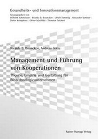Abbildung von: Management und Führung von Kooperationen - Edition Rainer Hampp