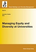 Cover: Managing Equity and Diversity at Universities - Edition Rainer Hampp