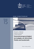 Cover: Generationengerechtigkeit als Aufgabe von Wirtschaft, Politik und Gesellschaft - Edition Rainer Hampp