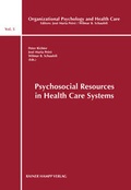 Cover: Psychosocial Resources in Health Care Systems - Edition Rainer Hampp
