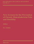 Cover: New Avenues for the Prevention of Chronic Musculoskeletal Pain: Volume 12 - Elsevier
