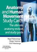 Cover: Anatomy and Human Movement Study Cards - Churchill Livingstone