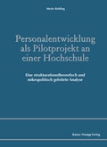 Cover: Personalentwicklung als Pilotprojekt an einer Hochschule - Edition Rainer Hampp