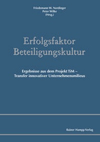 Abbildung von: Erfolgsfaktor Beteiligungskultur - Edition Rainer Hampp