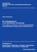 Cover: Der Teilzeitanspruch in der betrieblichen Anwendung - Edition Rainer Hampp
