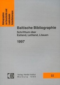 Abbildung von: Baltische Bibliographie 1997 - Verlag Herder-Institut