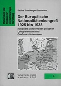 Cover: Der Europ&auml;ische Nationalit&auml;tenkongress 1925-1938 - Verlag Herder-Institut
