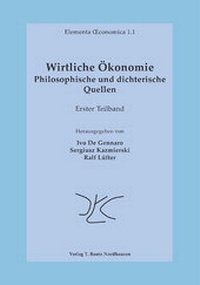 Enlarge image Cover: Wirtliche Ökonomie - Traugott Bautz