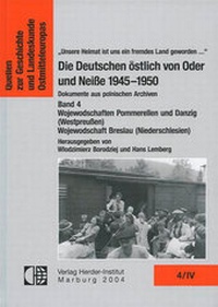 Abbildung von: Die Deutschen östlich von Oder und Neiße 1945-1950. Dokumente aus polnischen Archiven. - Verlag Herder-Institut