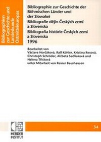 Abbildung von: Bibliographie zur Geschichte der Böhmischen Länder und der Slowakei 1996 - Verlag Herder-Institut