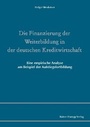 Bild: Die Finanzierung der Weiterbildung in der deutschen Kreditwirtschaft - Edition Rainer Hampp