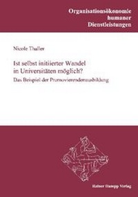 Abbildung von: Ist selbst initiierter Wandel in Universitäten möglich? - Edition Rainer Hampp