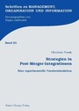 Cover: Strategien in Post-Merger-Integrationen - Edition Rainer Hampp