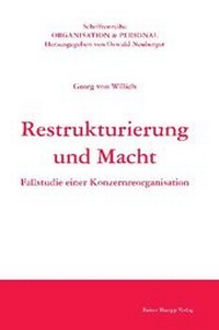 Abbildung von: Restrukturierung und Macht - Edition Rainer Hampp