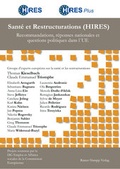 Cover: Sant&eacute; et Restructurations (HIRES) - Edition Rainer Hampp