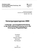 Cover: Versorgungsprognose 2060 - Schmidt & Klaunig