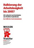 Cover: Halbierung der Arbeitslosigkeit bis 2005? - VSA