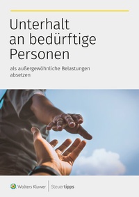Abbildung von: Unterhalt an bedürftige Personen - Wolters Kluwer Steuertipps GmbH