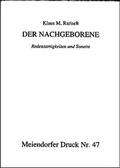 Cover: Der Nachgeborene - Malta Verlag