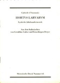Cover: Hortus larvarum - Malta Verlag