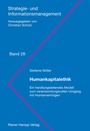 Cover: Humankapitalethik - Edition Rainer Hampp