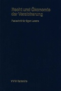 Cover: Recht und &Ouml;konomie der Versicherung - VVW Verlag Versicherungswirtschaft