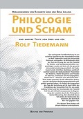 Cover: Philologie und Scham - B&uuml;chse d. Pandora