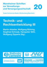 Enlarge image Cover: Technik- und Rechtsentwicklung III - Centaurus Verlag & Media