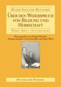 Cover: &Uuml;ber den Widerspruch von Bildung und Herrschaft - B&uuml;chse d. Pandora