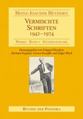 Cover: Vermischte Schriften - 1942-1974 - B&uuml;chse d. Pandora