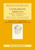 Cover: Literarische Arbeiten - B&uuml;chse d. Pandora