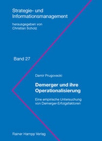 Abbildung von: Demerger und ihre Operationalisierung - Edition Rainer Hampp