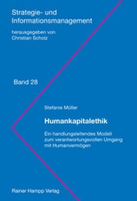 Abbildung von: Humankapitalethik - Edition Rainer Hampp