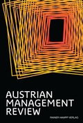Cover: AUSTRIAN MANAGEMENT REVIEW - Edition Rainer Hampp