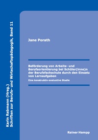 Abbildung von: Beförderung von Arbeits- und Berufsorientierung bei Schüler(inne)n der Berufsfachschule durch den Einsatz von Lernaufgaben - Edition Rainer Hampp