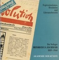 Cover: Der Verleger Heinrich F. S. Bachmair 1889-1960 - Akademie der K&uuml;nste, Berlin