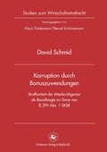 Cover: Korruption durch Bonuszuwendungen - Centaurus Verlag & Media
