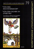 Cover: "Von dem Machandelboom" /"Von dem Fischer un syner Fru" - WVT Wissenschaftlicher Verlag Trier