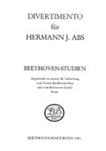 Cover: Divertimento f&uuml;r Hermann J. Abs - Gemeinn&uuml;tziger Verein "Beethoven-Haus Bonn"