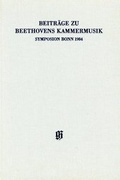 Cover: Beitr&auml;ge zu Beethovens Kammermusik - Gemeinn&uuml;tziger Verein "Beethoven-Haus Bonn"