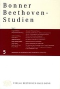 Cover: Bonner Beethoven-Studien - Gemeinn&uuml;tziger Verein "Beethoven-Haus Bonn"