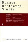 Cover: Bonner Beethoven-Studien - Gemeinn&uuml;tziger Verein "Beethoven-Haus Bonn"