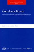 Cover: Con alcune licenze - Gemeinn&uuml;tziger Verein "Beethoven-Haus Bonn"