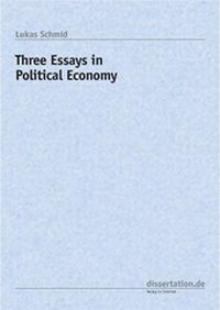 Enlarge image Cover: Three Essays in Political Economy - Winter Industries