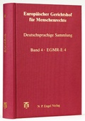 Cover: Europ&auml;ischer Gerichtshof f&uuml;r Menschenrechte, Deutschsprachige Sammlung - Engel, Norbert P