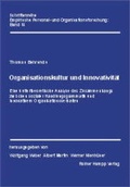 Cover: Organisationskultur und Innovativit&auml;t - Edition Rainer Hampp