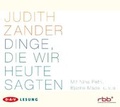 Cover: Dinge, die wir heute sagten (6 CDs) - Der Audio Verlag
