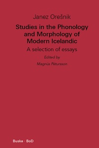 Abbildung von: Studies in the Phonology and Morphology of Modern Icelandic - Buske, H
