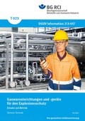 Cover: T 023 - Gaswarneinrichtungen f&uuml;r den Explosionsschutz - Jedermann-Verlag GmbH