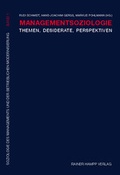 Cover: Managementsoziologie - Edition Rainer Hampp